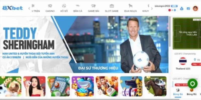 Tổng quan nhà cái 8Xbet là một nhà cái trực tuyến nổi tiếng và có uy tín trong lĩnh vực cá cược, mang đến cho người chơi một trải nghiệm độc đáo và hấp dẫn. Với đa dạng các trò chơi cá cược, giao diện thân thiện và dịch vụ khách hàng chuyên nghiệp, 8Xbet là sự lựa chọn hàng đầu cho những người yêu thích cá độ trực tuyến.